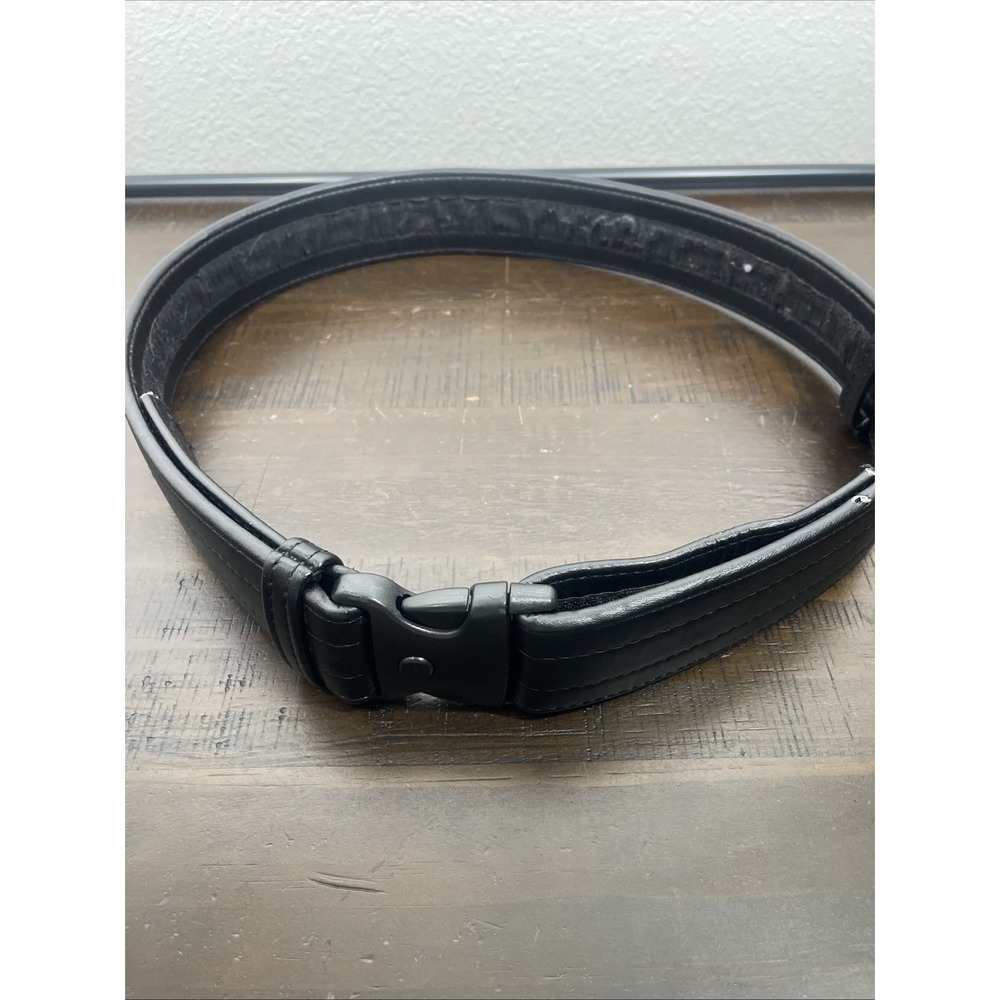 HERO'S PRIDE 2.125" BLACK DELUXE DUTY BELT  LOOP LINED 40"-46"